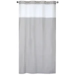 RIDEAU 140 X 240 CM EN 65% POLYESTER - 35% COTON - GRIS