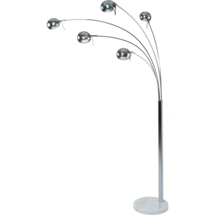 LAMPADAIRE 225 CM EN MÉTAL - CHROME