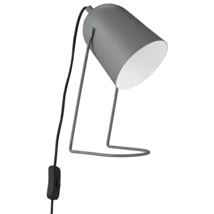 LAMPE DE TABLE EN MÉTAL - GRIS