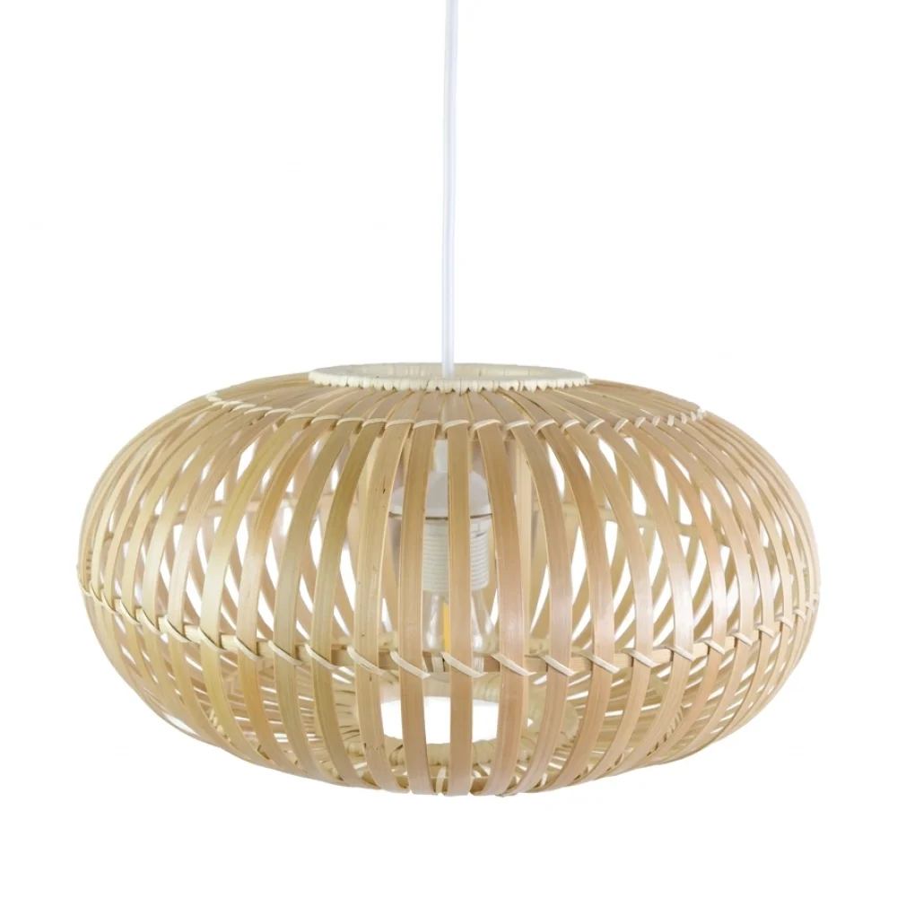 AI Generated Product Image SUSPENSION D 38 X H 19 CM EN BAMBOU – Image 1