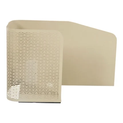 LAMPE DE TABLE EN MÉTAL - NOISETTE