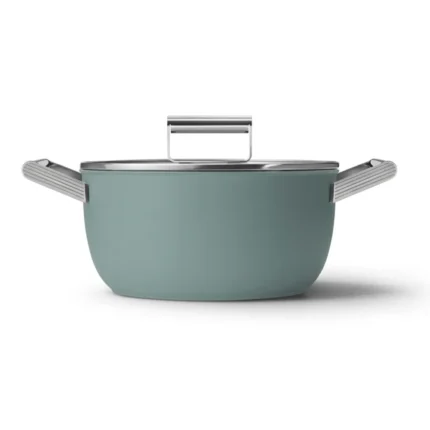 FAITOUT 24 CM ANTIADHÉSIF - VERT ÉMERAUDE - SMEG