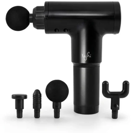 PISTOLET DE MASSAGE MUSCULAIRE PERCUSSION PROFONDE TÊTES INTERCHANGEABLES - YOGHI