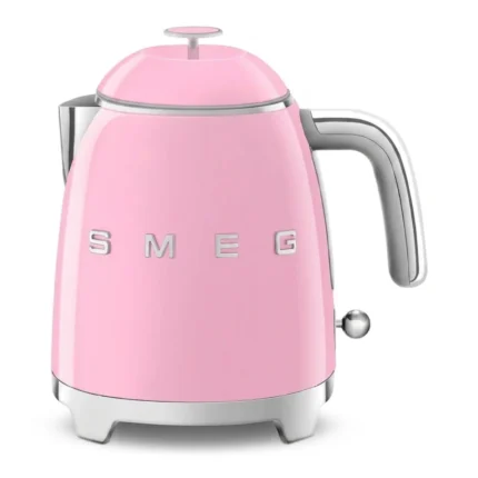 MINI BOUILLOIRE ÉLECTRIQUE STYLE ANNÉES 50 0,8 L 1400 W - ROSE - SMEG