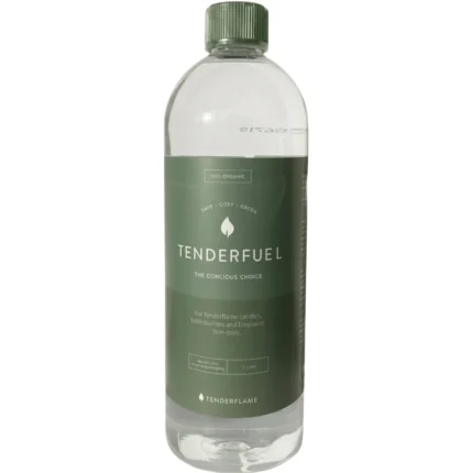 COMBUSTIBLE BIOÉTHANOL TENDERFUEL 1 L POUR BOUGIES FLAMME RÉELLE - TENDERFLAME