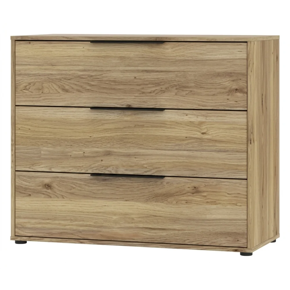 AI Generated Product Image COMMODE 3 TIROIRS - CHÊNE MAUVELLA – Image 1