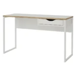 BUREAU 1 TIROIR - BLANC MAT