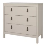 COMMODE 3 TIROIRS - CASHMERE