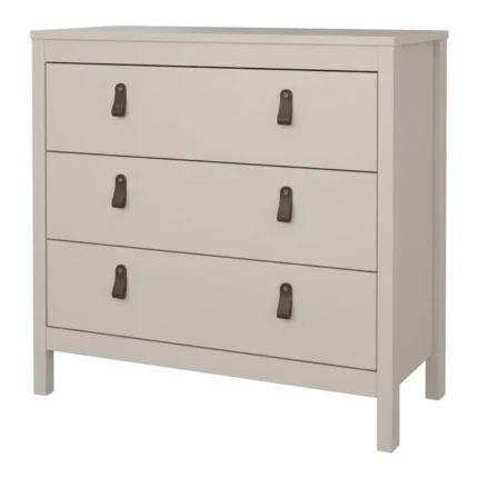 COMMODE 3 TIROIRS - CASHMERE