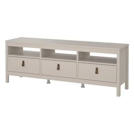 MEUBLE TV 3 TIROIRS + 3 NICHES - CASHMERE
