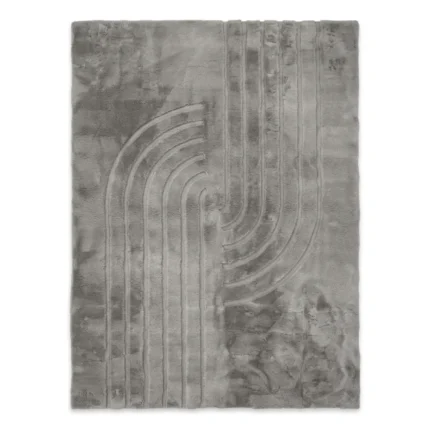 TAPIS RECTANGULAIRE - GRIS