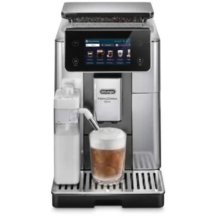 MACHINE EXPRESSO BROYEUR AUTOMATIQUE PRIMADONNA SOUL 19 BARS 2,2 L - TITANE - DE'LONGHI