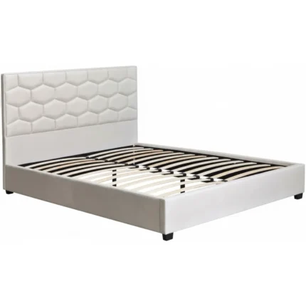 LIT 160 X 200 CM AVEC SOMMIER - BEIGE