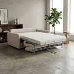 CANAPE LIT 3 PLACES AVEC MATELAS  - BEIGE