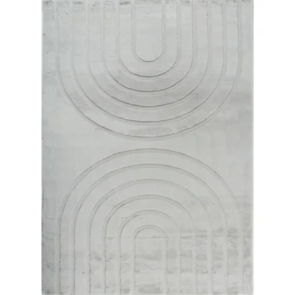TAPIS RECTANGLE ALASKA - GRIS