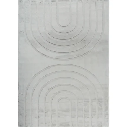 TAPIS RECTANGLE ALASKA - GRIS