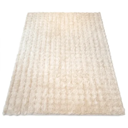 TAPIS RECTANGLE BUBBLE - BEIGE