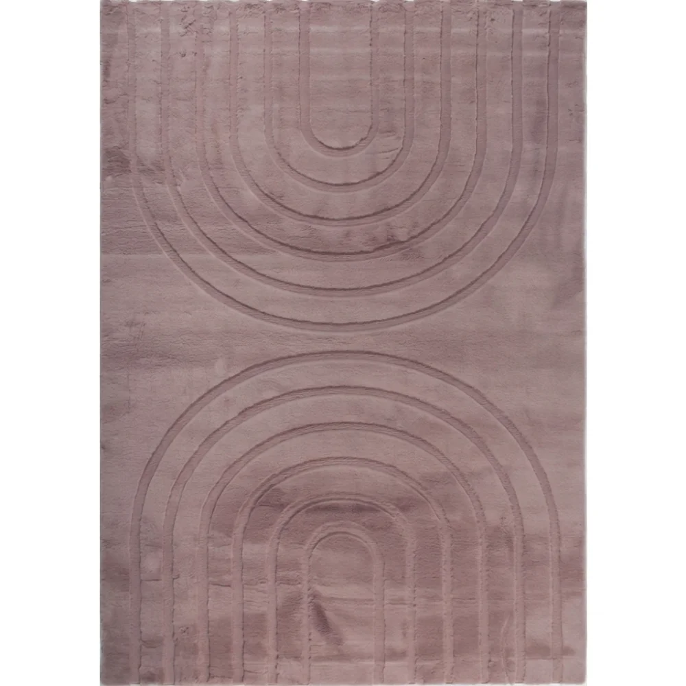 AI Generated Product Image TAPIS RECTANGLE ALASKA - ROSE – Image 1