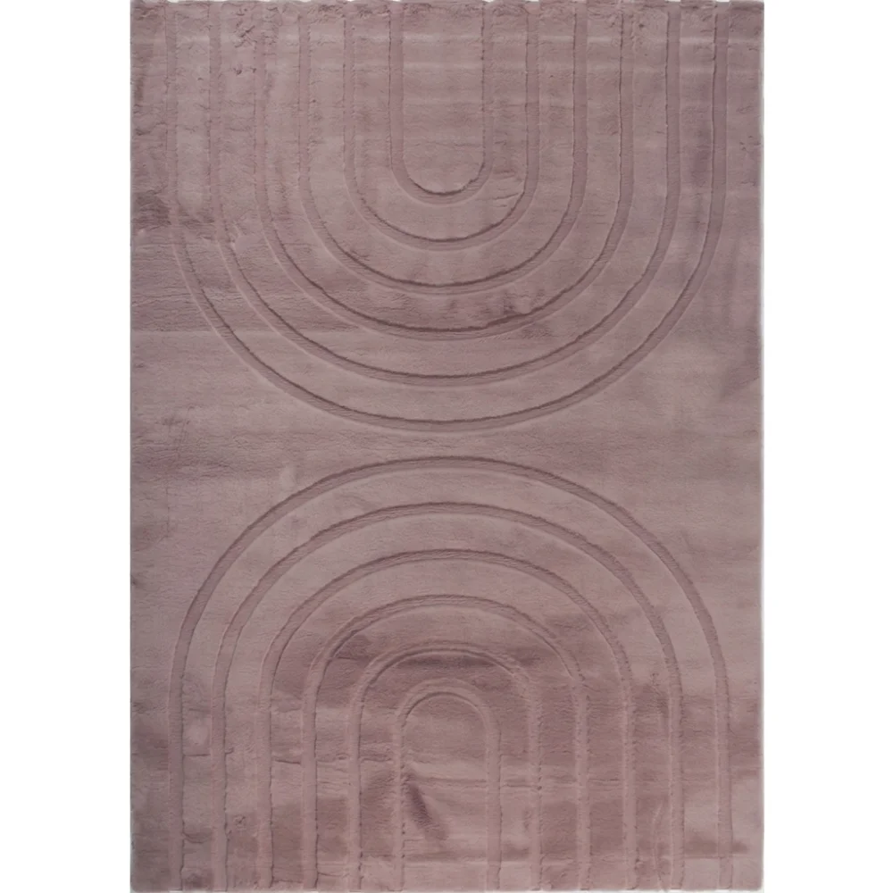 AI Generated Product Image TAPIS RECTANGLE ALASKA - ROSE – Image 1