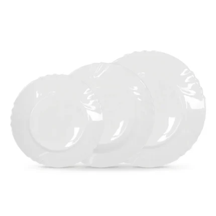 SERVICE VAISSELLE 18 PIÈCES - BLANC
