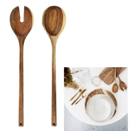 COUVERTS DE SERVICE BOIS D'ACACIA