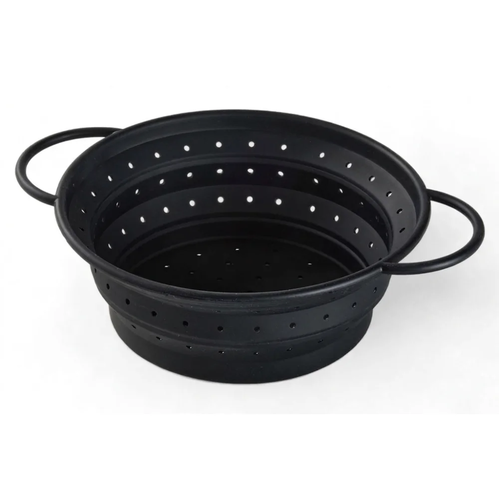 AI Generated Product Image PASSOIRE PLIABLE SILICONE - NOIR – Image 1