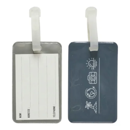 LOT DE 2 PORTE-ÉTIQUETTES BAGAGES