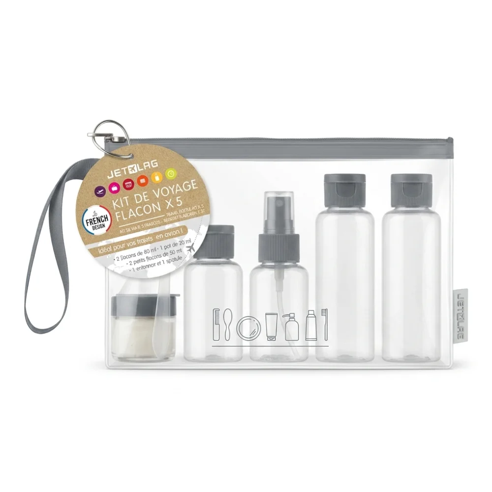AI Generated Product Image KIT DE VOYAGE 5 FLACONS – Image 1