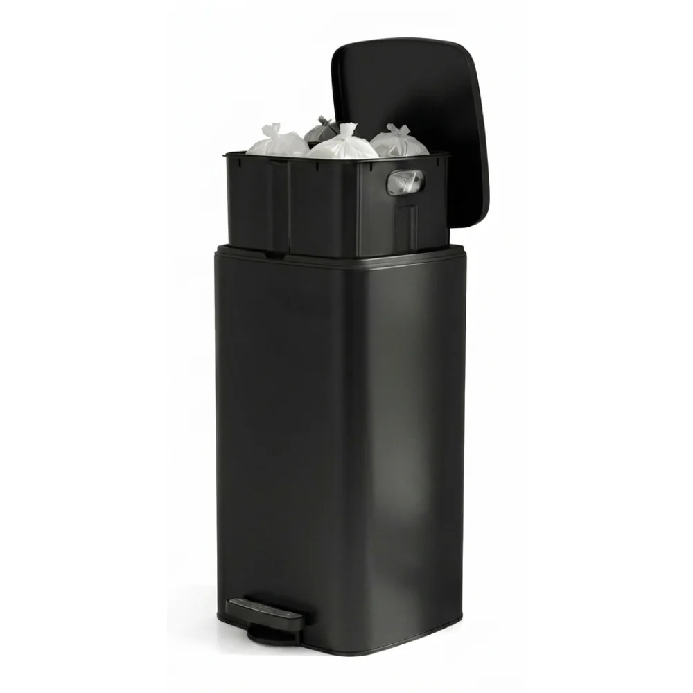 AI Generated Product Image POUBELLE 28,5X34X54,4 CM - NOIR – Image 1