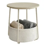 TABLE D'APPOINT 45X45X51 CM - BEIGE