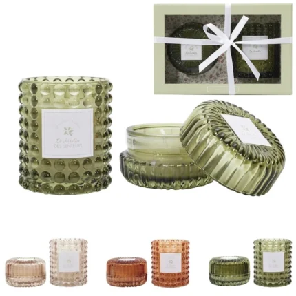 COFFRET 2 BOUGIES PARFUMÉES - JARDIN