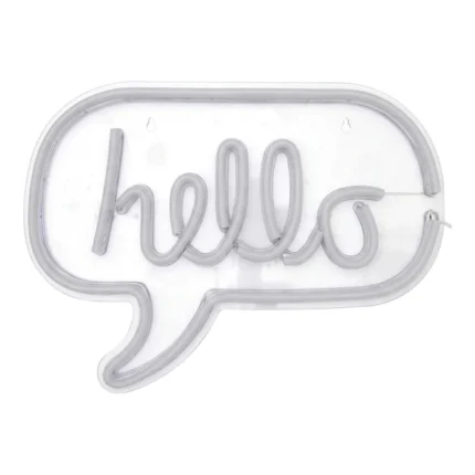 DÉCO LED HELLO - EFFET NÉON