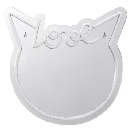 MIROIR CHAT KAWAII LED EFFET NÉON