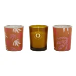LOT DE 3 BOUGIES PARFUMÉES - AMBRE