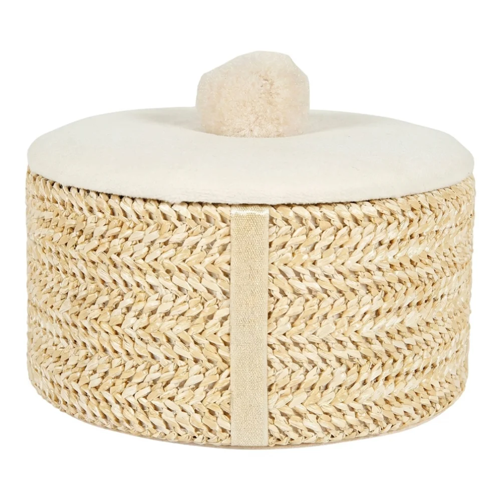AI Generated Product Image BOÎTE BOIS TRESSÉ - BEIGE – Image 1