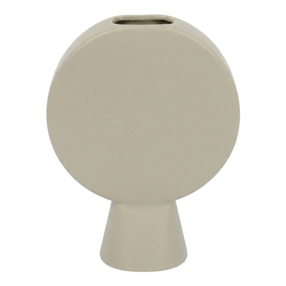 AI Generated Product Image VASE VISAGE GRÈGE GRÈS 14X6XH18 CM – Image 1