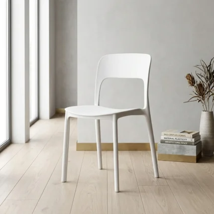 CHAISE PLASTIQUE - BLANC