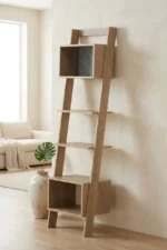 BIBLIOTHEQUE LARVIK 2 TABLETTES 2 CASES - MULTICOLORE