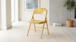 CHAISE PLIANTE -  JAUNE