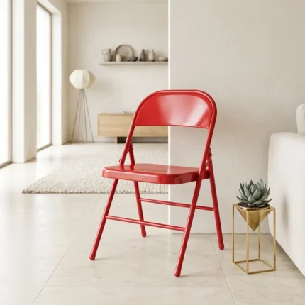 CHAISE PLIANTE  - ROUGE