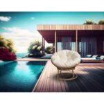 FAUTEUIL LOVE AVEC COUSSIN - ROTIN – Image 2