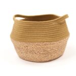 PANIER ROND 27X23 CM - BRONZE – Image 2