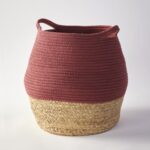 PANIER ROND 40X40 CM - TERRACOTTA – Image 2