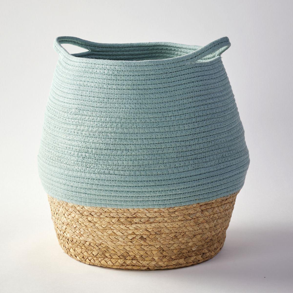 article_75816 PANIER ROND 40X40 CM - CÉLADON – Image 1