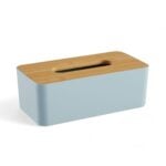 BOÎTE À MOUCHOIRS BAMBOU - BLEU – Image 2