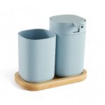 SET ACCESSOIRES SALLE DE BAIN - BLEU – Image 2