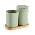 SET ACCESSOIRES SALLE DE BAIN - VERT – Image 2