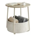 TABLE D'APPOINT 45X45X51 CM - BEIGE – Image 2