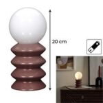 LAMPE DE TABLE EN CÉRAMIQUE - TERRACOTTA – Image 2