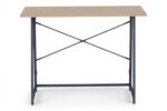 BUREAU  - CHÊNE ET MÉTAL NOIR L100 CM – Image 3